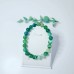 Green Lace Agate beaded Bracelet 8 mm