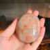 Peach Moonstone Huge Palm stone Crystal