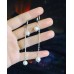 Long Freshwater Pearl chain earrings