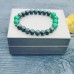 Faceted Malaysian Jade and Seraphinite beaded bracelet