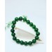 Deep green Jasper beaded bracelet 10 mm