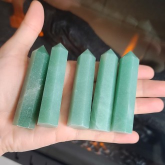 Green Aventurine Crystals Points / Towers