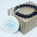 Lava Stone Mantra bracelet 8 mm