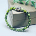 Natural Canadian Jade Buddha charm bracelet 6 mm