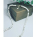 Howlite, Hematite beaded Minimalist style necklace 6 mm