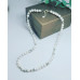 Howlite, Hematite beaded Minimalist style necklace 6 mm