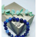Blue Lace Agate Tree of Life charm beaded Unisex Men's Women's bracelet 10 mm