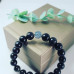 Black Obsidian Tree of Life charm Unisex Style bracelet 10 mm