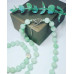 Matte Amazonite Tree of Life charm choker necklace and bracelet set