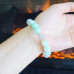 Matte Amazonite, Opalite bracelet 10 mm