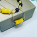 Citrine, Yellow Jade, Black Agate bracelet and Pendant set