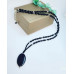 Black Lace Agate Pendant necklace