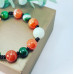 Red Agate, Green Agate, Jade, Malachite, Green Tiger Eye bracelet