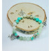 Impression Jasper, Onyx, Fluorite Tree of Life, Om, Lucky Knot charms bracelet 8 mm