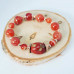 Carnelian, Red Agate bracelet 10 mm, 8 mm