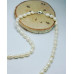 Freshwater Pearl rice shape necklace 8-9 mm