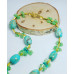 Imperial Jasper, Green Onyx, Quartz handcrafted necklace