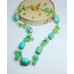 Imperial Jasper, Green Onyx, Quartz handcrafted necklace