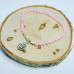 Matte Rose Quartz Buddha charm bracelet 4 mm