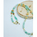Amazonite, Tree of Life charm Sweater Necklaces