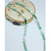 Jade, Baroque Pearl 925 silver plated clasp necklace