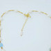 Freshwater Pearl, Faceted Mixed Crystals, Heart clasp necklace