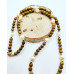 Picture Jasper, Freshwater Pearl, Baroque Pearl charm necklace 6 mm