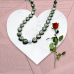 Pyrite heart-shaped, Hematite necklace