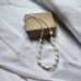 Freshwater Pearl silver tone stainless steel chain necklace