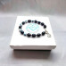 Black Freshwater Pearl, Evil Eye, Harmony Jewellery charm clasp bracelet