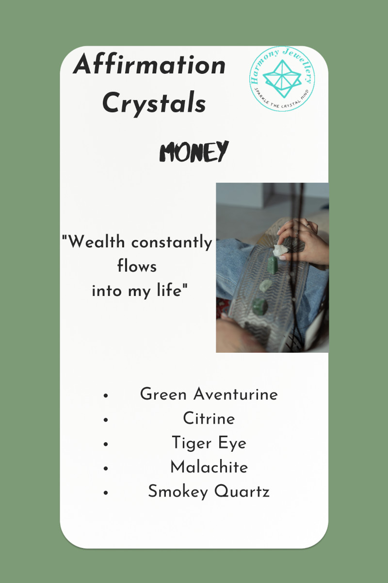 Affirmation Crystals to attract Money